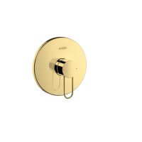 Смеситель Axor Uno скрытого монтажа для душа ручка Loop, Brushed Gold Optic 38626250