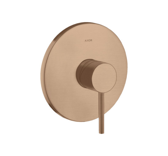 Смеситель Axor Starck Pin скрытого монтажа для душа Brushed Red Gold 10616310