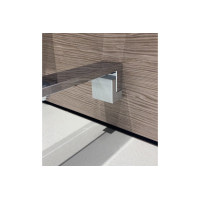 Излияние Edge на ванну, выступ 190 мм Chrome Diamond Cut (46411000)