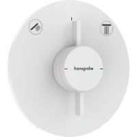 Смеситель hansgrohe DuoTurn S для душа скрытого монтажа, белый матовый 75418700