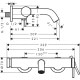 Змішувач hansgrohe Tecturis S для ванни, бронза 73422140