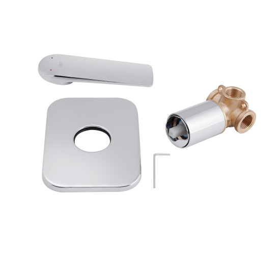 Смеситель скрытого монтажа для душа Qtap Vlasta 6228102NC