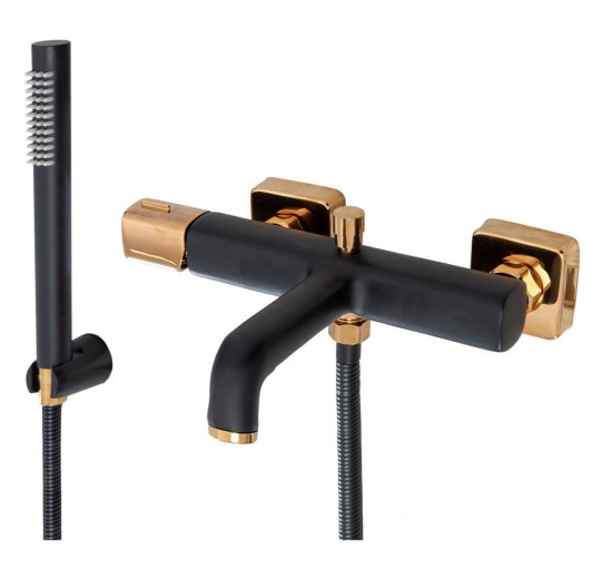 смеситель для ванны Rea Salto black/gold (REA-B6352)