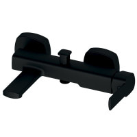 Смеситель для ванной однорычажный с коротким изливом VOLLE SOTA черный латунь 1538.030104