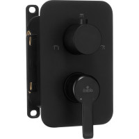 Змішувач прихованого монтажу з перемикачем на душ Deante Arnika чорний (BXY NQAM)