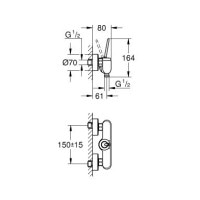 Смеситель для душа Grohe Eurodisc Joy (23430000)