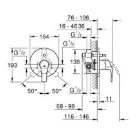 Змішувач для душу Grohe Eurosmart New (33305002)