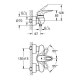 Змішувач для душу Grohe Eurostyle white (33590LS3)