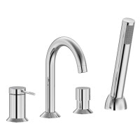 Змішувач врізний на 4 отвори для ванни Imprese BRENTA хром (ZMK071901050)