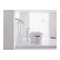 Смеситель Hansgrohe PuraVida для ванны напольный хромированный (15473000)
