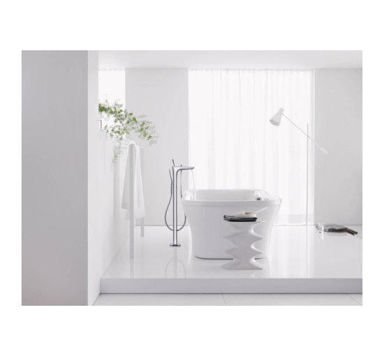 Смеситель Hansgrohe PuraVida для ванны напольный хромированный (15473000)