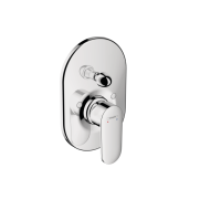 Змішувач Hansgrohe Vernis Blend прихованого монтажу для ванни/душу, верхня частина 200 Chrome (71449000)