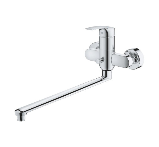Смеситель для ванной однорычажный с длинным изливом GROHE Eurosmart хром латунь 23992003