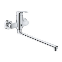 Смеситель для ванной однорычажный с длинным изливом GROHE Eurosmart хром латунь 23992003