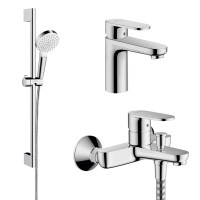 Комплект смесителей для ванной HANSGROHE VERNIS BLEND хром латунь 71550111
