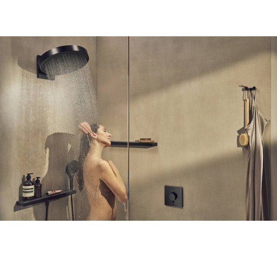 Термостат hansgrohe ShowerSelect Comfort E для душа 15572340 чорний матовий хром