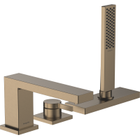 Смеситель hansgrohe Tecturis E на борт ванны, бронза 73443140