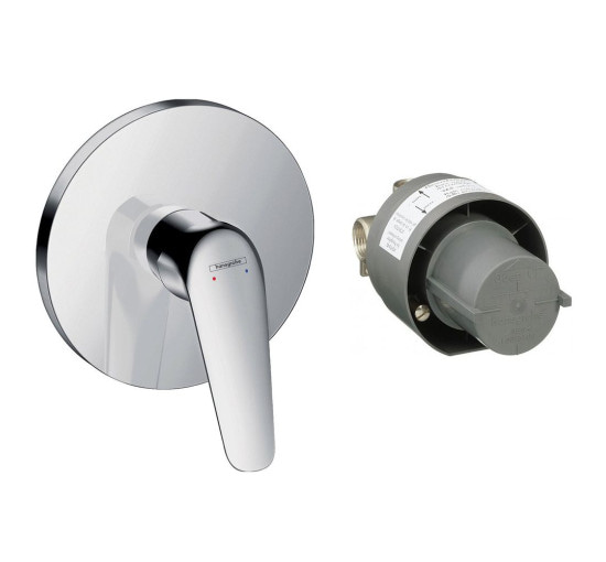 Смеситель внутреннего монтажа HANSGROHE NOVUS хром латунь 150мм 71068000