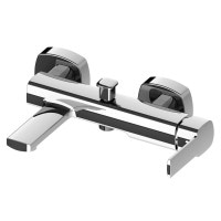 Смеситель для ванной однорычажный с коротким изливом VOLLE SOTA хром латунь 1538.030101