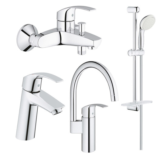 Набір змішувачів Grohe Eurosmart M-Size 123248MK