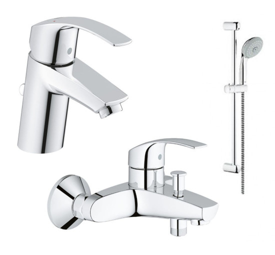 Набор смесителей для ванны GROHE Eurosmart (123238S)