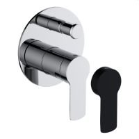 Змішувач для душу прихованого монтажу Volle LIBRA хром (15202200)