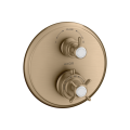 Смеситель Axor Montreux скрытого монтажа для ванны/душа Cross 16820140 Brushed Bronze