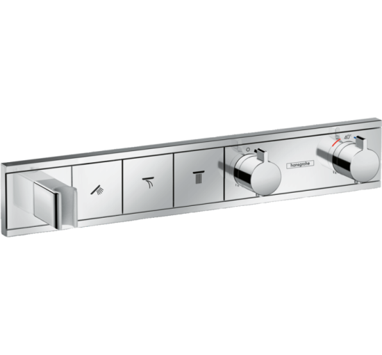 Термостат скрытого монтажа Hansgrohe RainSelect на 3 клавиши, Chrome (15356000)