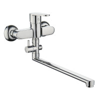 Смеситель для ванны и душа cari с длинным изливом Cersanit