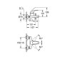Змішувач у ванну одновентильний із коротким гусаком GROHE Start Curve хром латунь 23768000