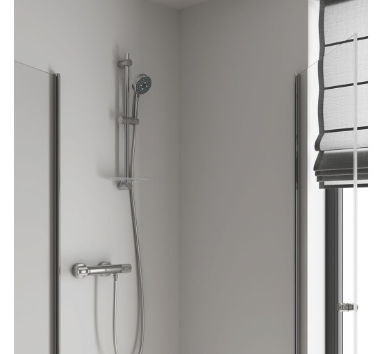 Смеситель для душа с термостатом GROHE Precision Feel хром латунь с душевым набором 34791000