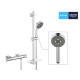 Смеситель для душа с термостатом GROHE Precision Feel хром латунь с душевым набором 34791000