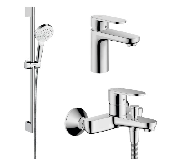 Набір змішувачів для ванни HANSGROHE VERNIS BLEND хром латунь 71551111