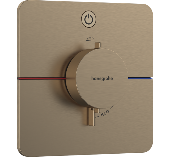 Термостат hansgrohe ShowerSelect Comfort Q для душа 15581140 бронза