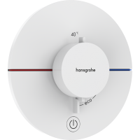 Термостат hansgrohe ShowerSelect Comfort S для душа 15562700 белый матовый