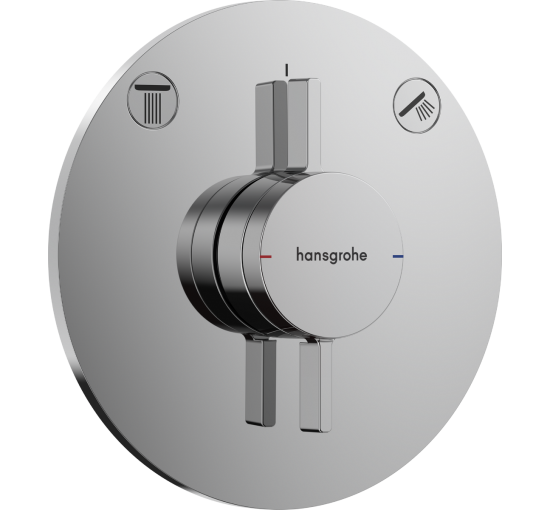 Смеситель hansgrohe DuoTurn S для душа скрытого монтажа, хром 75418000