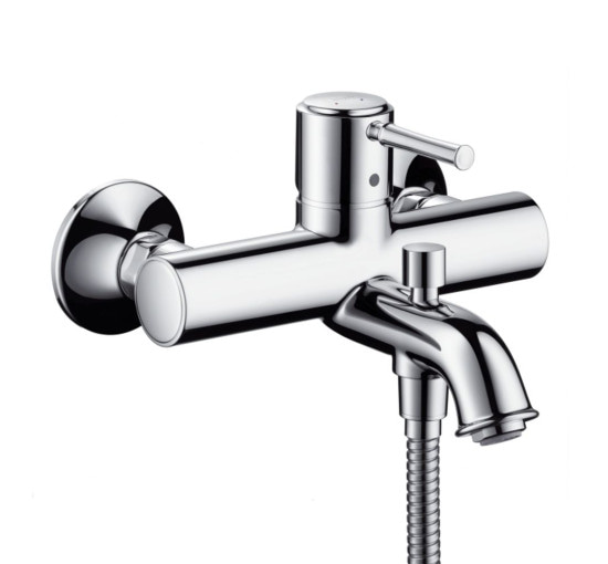 Смеситель для ванной одновентильный с коротким носиком HANSGROHE TALIS CLASSIC хром латунь 14140000