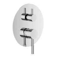 Смеситель скрытого монтажа с переключателем VOLLE CRUZE хром латунь 160мм 1547.030201