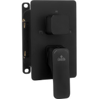 Змішувач прихованого монтажу з перемикачем на душ Deante Hiacynt чорний (BXY NQHM)