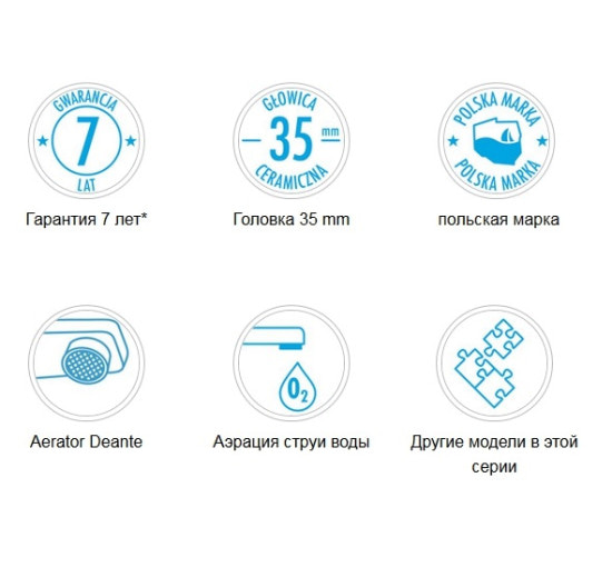 Змішувач для ванни Deante Anemon хром (BCZ 010M)