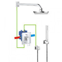 Душевой набор Grohe Eurocube Bundle (23409000)
