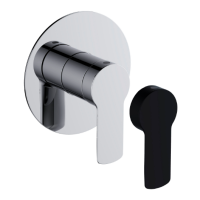 Змішувач для душу прихованого монтажу Volle LIBRA хром (15203200)