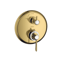 Смеситель Axor Montreux скрытого монтажа для душа Lever 16801990 Polished Gold Optic