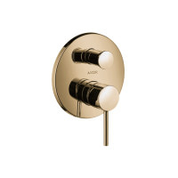 Смеситель Axor Starck Pin скрытого монтажа ванна/душ Brushed Gold Optic 10416250
