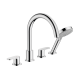 Смеситель Hansgrohe Vernis Blend врезной на край ванны на 4 отверстия Chrome (71456000)