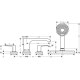 Смеситель Hansgrohe Vivenis врезной на край ванны на 4 отверстия с sBox Matt White (75444700)