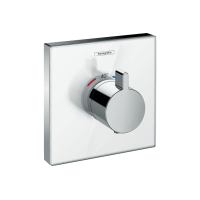 Термостат прихованого монтажу Hansgrohe ShowerSelect Glass Highﬂow White/Chrome (15734400)