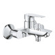 Смеситель для ванной однорычажный с коротким изливом GROHE BauEdge хром латунь 23605001