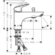 Смеситель hansgrohe Logis Monotrou с 2-мя скоростями потока на борт ванны 71315670 черный матовый