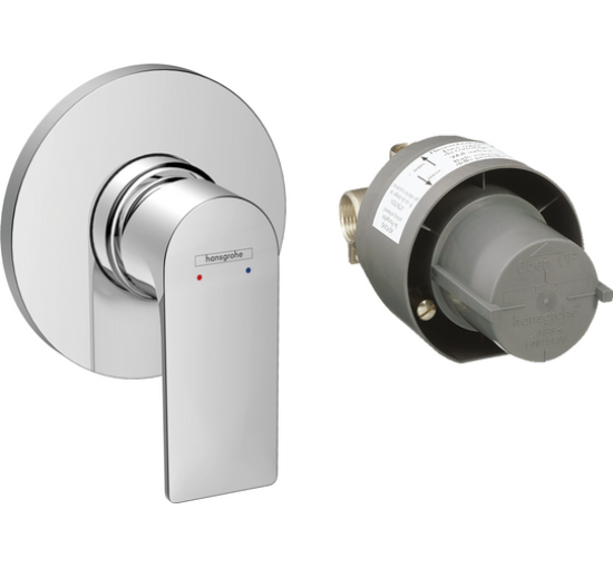 Смеситель скрытого монтажа HANSGROHE Rebris E хром латунь 110мм 72658000